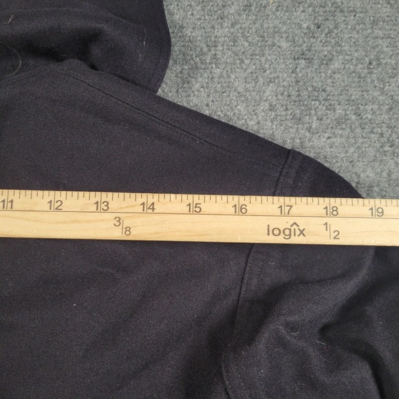 Vintage Naval Clothing Factory Sailor Shirt Mens Navy Blue Wool Jumper 40s 50s - Picture 8 of 10